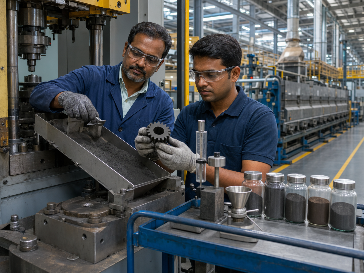 Hands-on powder metallurgy process improvement
